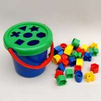 Bucket shape sorter