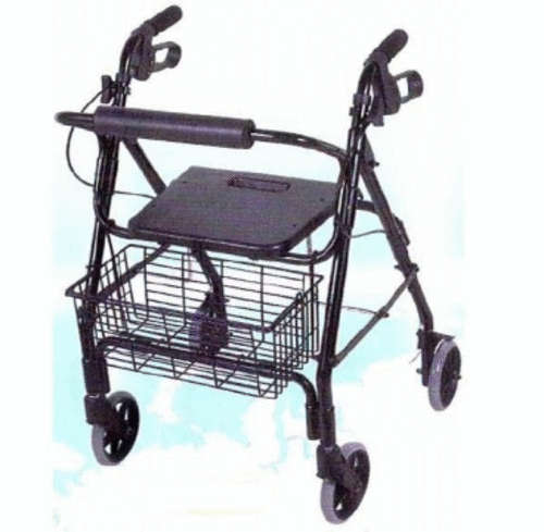 Plastic Seat Rollator/Stroller