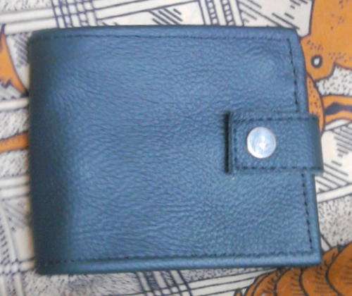 MENS BLACK LEATHER WALLET