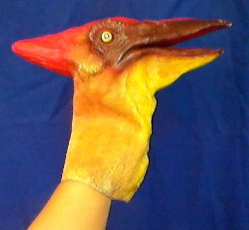BIRD HEAD HAND PUPPET