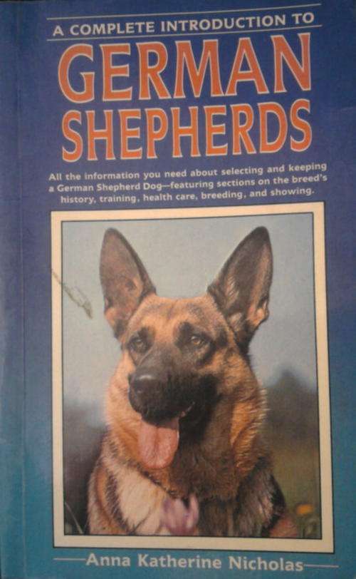 GERMAN SHEPHERDS BY ANNA KATHERINE NICHOLAS SOFTCOVER
