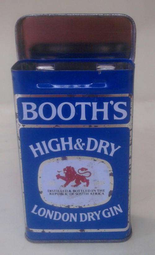 BOOTHS' HIGH&DRY LONDON DRY GIN  CIGARETTE TIN