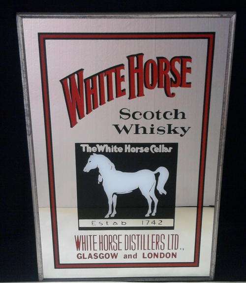 WHITE HORSE SCOTCH WHISKEY  MIRROR