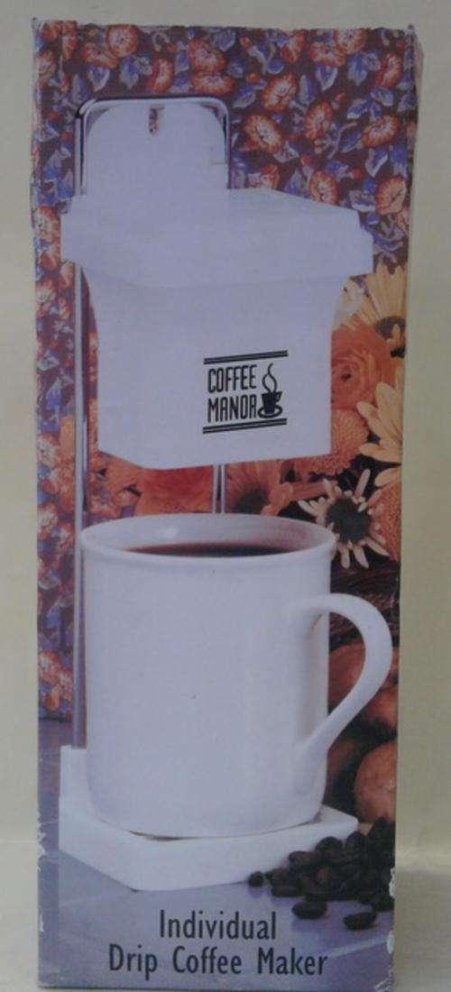 COFFEE MANOR  INDIVIDUAL DRIP COFFEE MAKER FOR ONE CUP