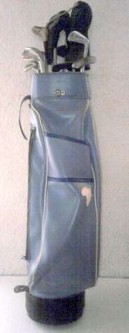 SPALDING / EXECUTIVE GOLF SET USA MADE 14 CLUBS BAG AND OTHER ACCESSORIES