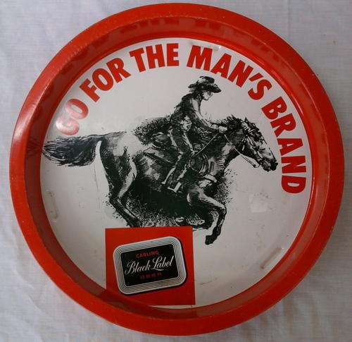 BLACK LABEL BEER TRAY