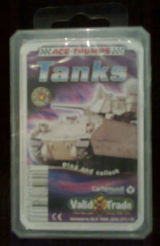 Ace Trumps Tanks Cards still sealed in plastic