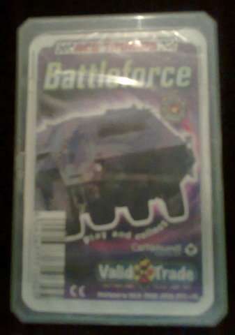 Ace Trumps Battleforce Cards still sealed in plastic