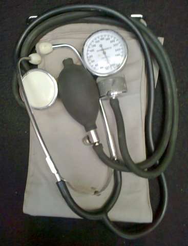 BLOOD PRESSURE CUFF - THE CUFF NEEDS TO BE CLEANED