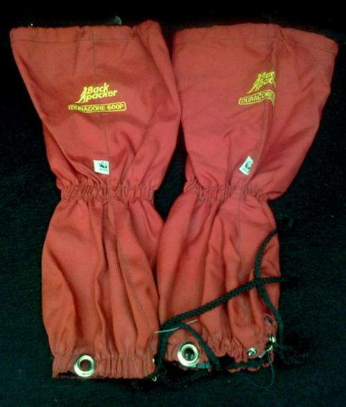 x2 Half leggings for hiking  zips and velcro still good