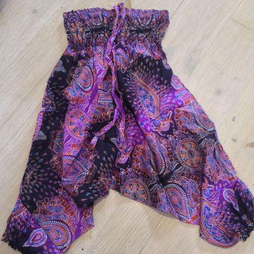 Girl's Harem Pant Rompers, Kids baggy pants, children's boho pants, jumpsuit 1 - 4 Years