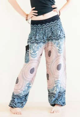 Gypsy Pants, harem pants, Funky Thai Pants, Beach, Aladdin pant, indie, summer Hippy, elastic waist,