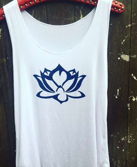 Lotus Vest, flowy vest, summer vest, summer top, yoga wear, casual wear, printed vest