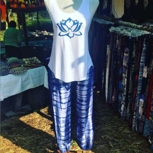 Lotus Vest, flowy vest, summer vest, summer top, yoga wear, casual wear, printed vest