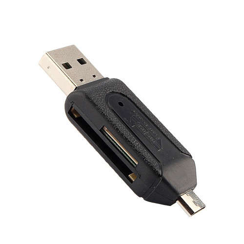 Micro USB 2 in 1 OTG micro sd card reader