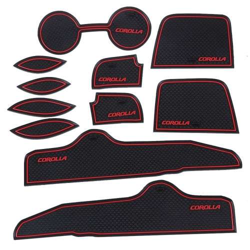 Toyota Corolla 2007 to 2016 interior silicone 11 piece mats (Available in 3 colours)