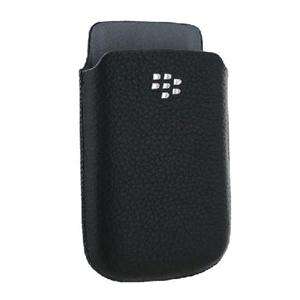 Blackberry Bold 9900/9930 black leather case pouch