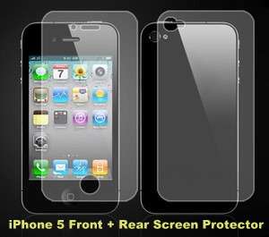 IPHONE 5 SCREEN PROTECTOR  (FRONT & BACK) * ANTI GLARE