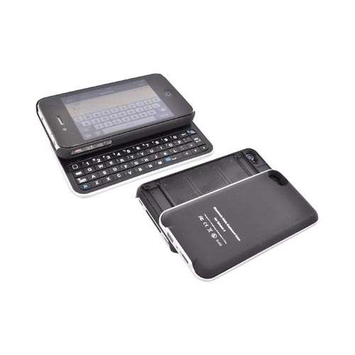 Apple Iphone 4/4s bluetooth qwerty slide keyboard + screen protector