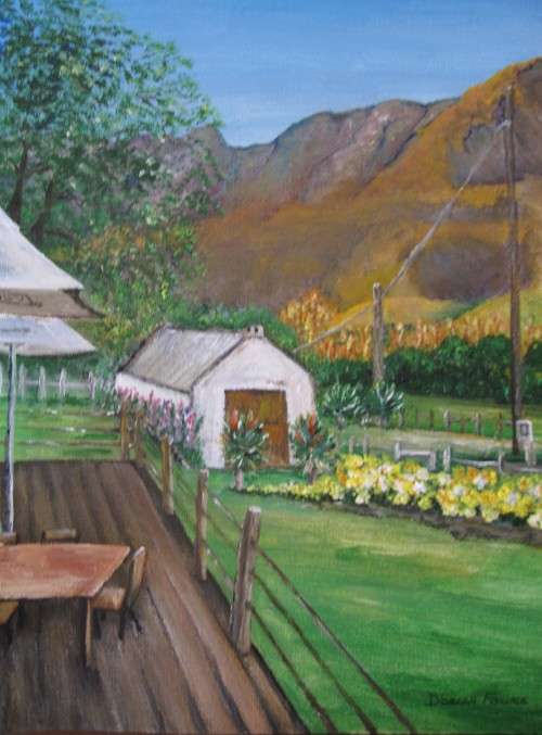 An original Acrylic 230mmx300mm painting on canvas sheet by Doreen Fourie