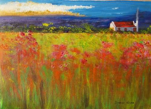 Original acrylic painting (300x210mm) by Doreen Fourie