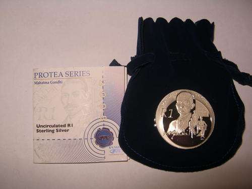 2008 Gandhi Uncirculated R1 Silver