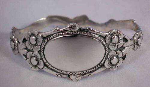 Beautiful 1920's Antique Norway 830.S Silver Bangle Bracelet -  Thorvald Marthinsen!!!