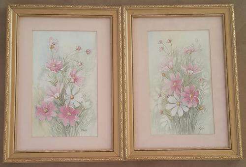 Original Signed Cosmos Watercolours