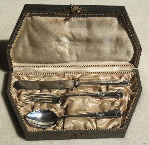 WMF Art Nouveau Boxed Individual Cutlery Set!