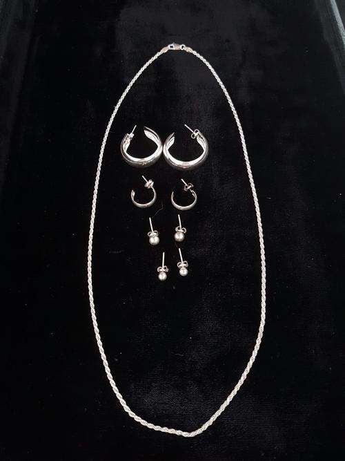 Beautiful Sterling Silver Jewelry set