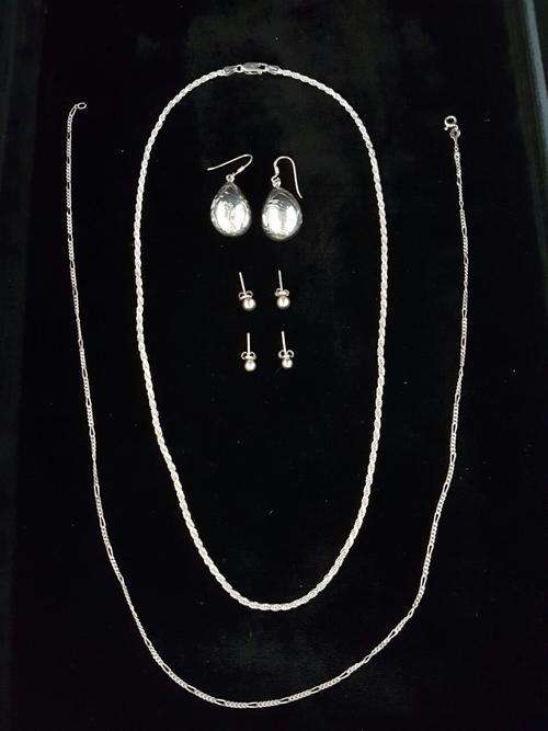Sterling Silver Italian Jewelry Set