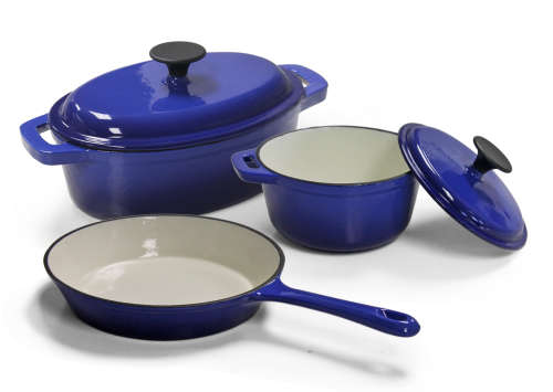 Cast Iron Pot Set - W&J 5pc