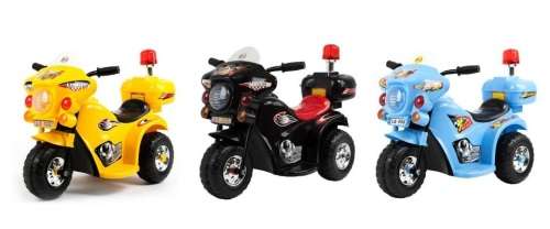 Motorbike - Police | Yellow, Black, Light Blue - Flash Sale