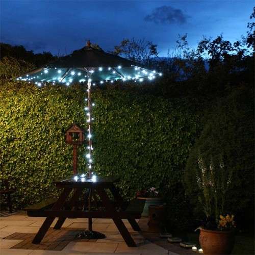 Fine Living - Solar Fairy Lights - White