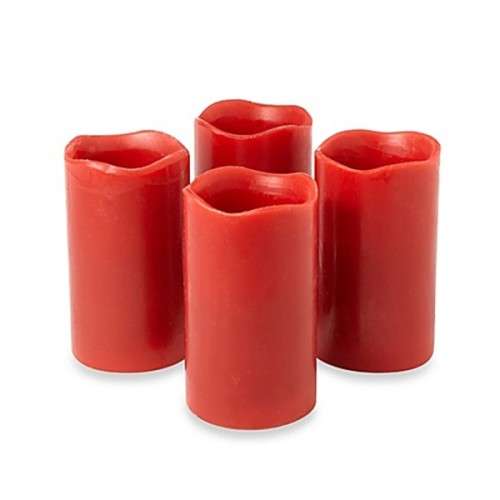 LED Candle - 4pc with timer