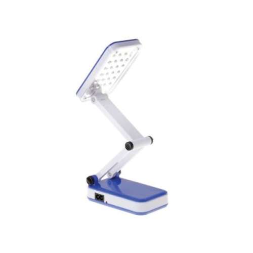 Solar - LED Fold Down Desk Lamp Blue