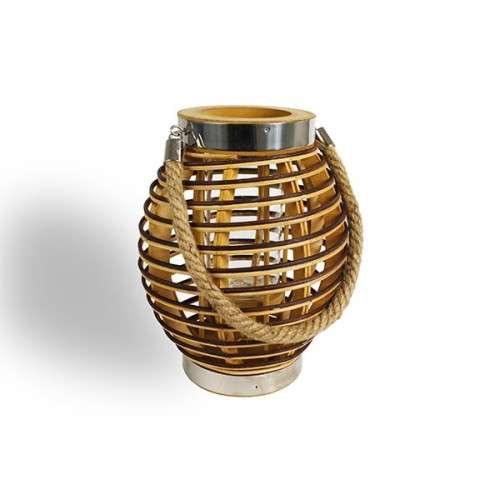 Candle Holder Horizontal Rings Small