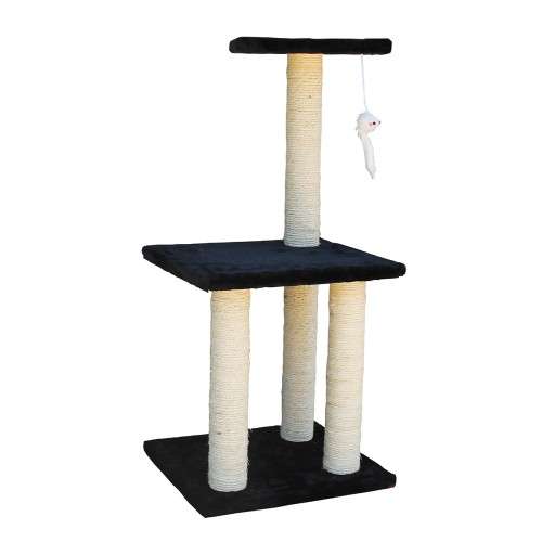 Cat Scratcher - 2 Level Balck and White