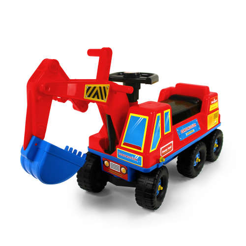 R/O Construction - Digger - Red/Blue