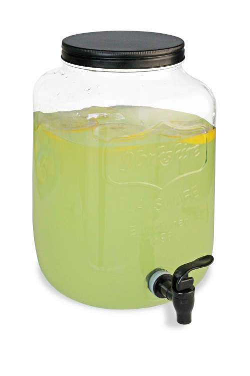 Beverage Dispenser - Black Chrome 8L