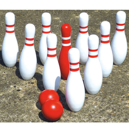 Wooden Bowling Game Skittles