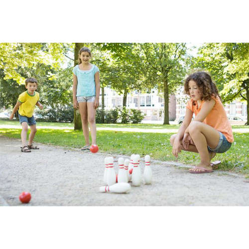 Wooden Bowling Game Skittles