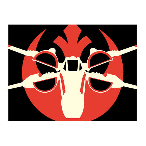 Star Wars: Episode VII - X Wing Pop Art