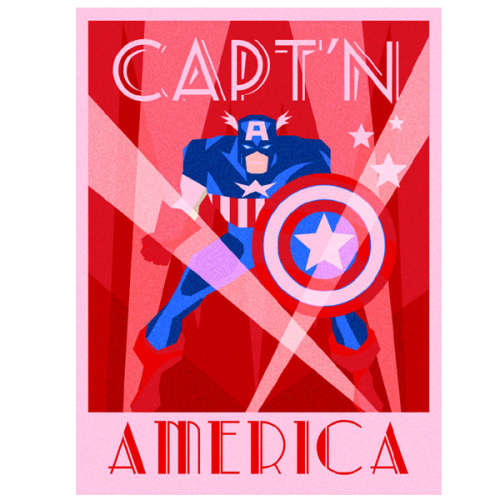 MARVEL DECO CAPTAIN AMERICA