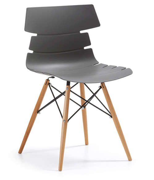 Chair - Artisan - Grey with Beech Wood