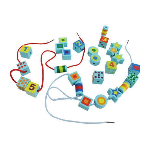 Toy - Lacing Blocks - Blue