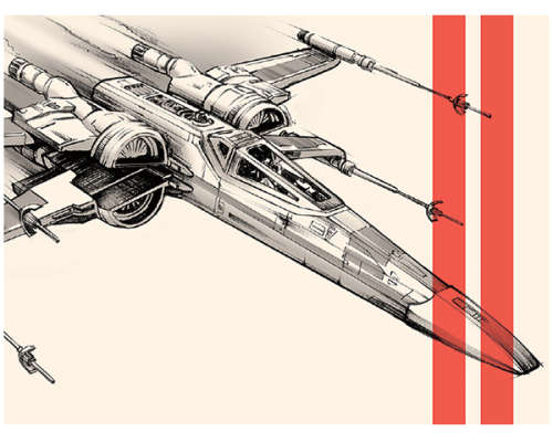 Star Wars: Episode VII - X Wing Pencil A