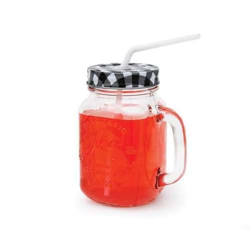 Mason Jars - Black - SET OF 4