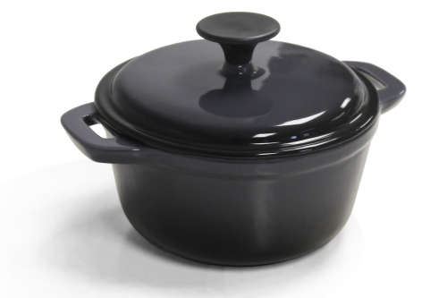 Fine Living Cast Iron Combo -  Casserole + Roasting Pan
