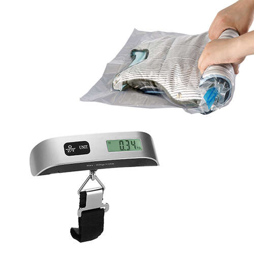 Luggage Scale & Hang roll bag 1pc
